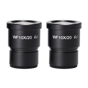Accessoires de Microscope, taille de montage des yeux 30mm WF10X/20 WF20X/10 oculaire de Microscope stéréo à large champ - Product Image 2
