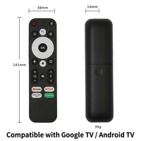 Remote Control Suara Kompatibel dengan Google TV Box H96 Max HAKOPRO MECOOL SKYWORTH Android Google Certified TV Stick