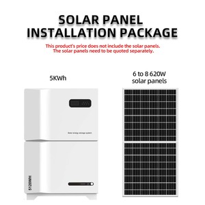 Systèmes d'alimentation solaire avec batterie de secours de 5 kWh et 10 kWh, adaptés aux zones souffrant de pannes fréquentes - Product Image 3