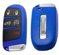 Coque de clé bleue intelligente 5B pour Jeep Grand Cherokee Dodge Challenger Charger Dart Durango Journey Chrysler 300