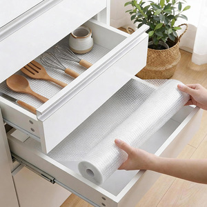 Drawer Liner Mat Self Adhesive PVC Waterproof Oil Proof Moisture Proof For Kitchen Storage Drawer - Product Image 1