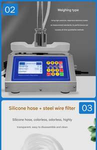 Machine de remplissage quantitative à pompe à diaphragme pour pâte de sésame, huile comestible, parfum, solution liquide orale, vin et solutions de boissons - Product Image 4