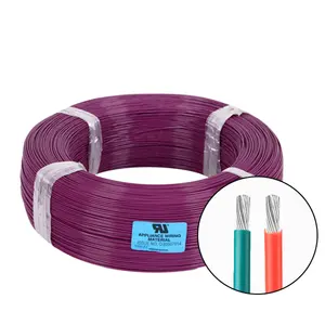 Fiação elétrica e cabo awg16 awg18 awg20 awg 22 awg 24 awg 26 gancho para cima ul 1330 1332 fep cobre isolado