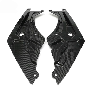 Panneau latéral de phare en fibre de carbone véritable, cache décoratif du compartiment moteur, accessoires de tuning sport pour BMW G80 G82 G87 M3 M4 - Product Image 2