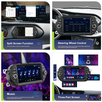 Hikity Stereo mobil Android, untuk Fiat Tipo Egea 2015-2017 7 "4 + 64G 2 Din Audio mobil/Android Auto GPS/Wifi/EQ