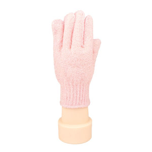 Fabrieksprijs Aangepast Logo Vijf Vingers Nylon Bad Douche Handschoen Badmat Spa Lichaamsreiniging Exfoliërende Badhandschoenen - Product Image 4