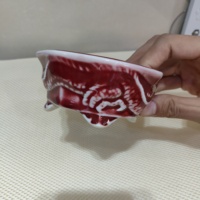 Pot à bonsaï Yixing Offre Spéciale fait main sculpté avec motif de dragon et forme octogonale