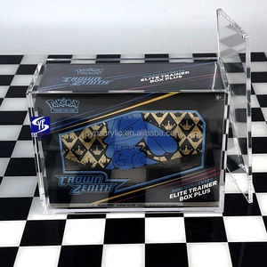 Boîte d'entraînement personnalisée SYP Clear Elite Plus Version Noir et Or avec vitrine pour <span class=keywords><strong>Zacian</strong></span> & Zamazenta Acrylique <span class=keywords><strong>ETB</strong></span> Plus - Product Image 4