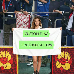 Drapeau de la Coupe du Monde 2026 USA Canada Mexique, 90x150cm, en polyester, impression numérique, 3*5FT, personnalisable avec logo OEM, <span class=keywords><strong>prix</strong></span> de gros, pour achat en gros - Product Image 3