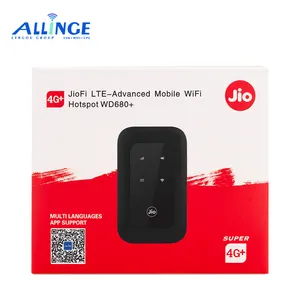 Беспроводная мобильная точка доступа ALLINGE SDS1637 CAT4 150 Мбит/с WD680 4G LTE SIM-карта Wi-Fi роутер с батареей 2100 мАч
