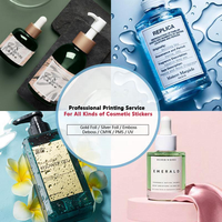 Étiquette de produit cosmétique pour les soins de la peau, les sérums et les produits de beauté, impression d'étiquettes cosmétiques personnalisées, autocollants cosmétiques, autocollants pour bouteilles