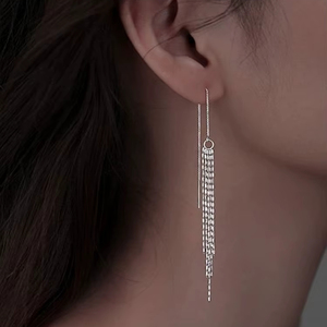 FY-EX159 Orecchini Pendenti in Argento Sterling S925, Accessori per Orecchie alla Moda, Produzione all'Ingrosso - Product Image 1
