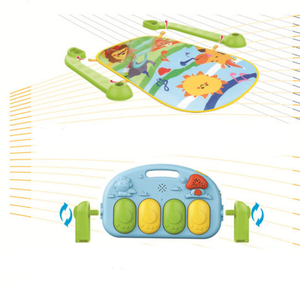 <span class=keywords><strong>Piano</strong></span> de Pedales <span class=keywords><strong>para</strong></span> Bebés AJB con Diferentes Efectos de Sonido, Música Reproducida al Presionar Diferentes Botones, Juguete Relajante Tipo Tienda de Campaña - Product Image 3