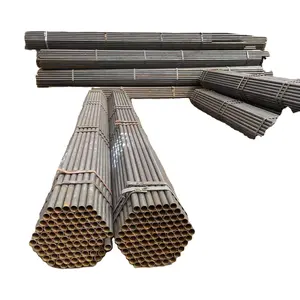 China Factory Sales DN20 DN32 DN40 DN50 DN80 DN100 High Frequency Welded Straight Seam Steel Pipe Material Complete