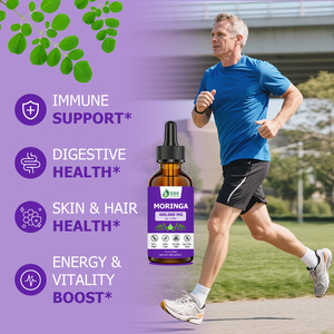 Gouttes liquides de Moringa de haute qualité pour une peau et des cheveux sains, favorisent la régulation du taux de sucre dans le sang et la santé globale. - Product Image 6