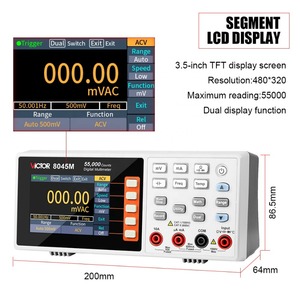 Multímetro Digital Vc8045m, 55000 Lecturas, Pantalla TFT de 3.5 Pulgadas con Resolución - Product Image 5