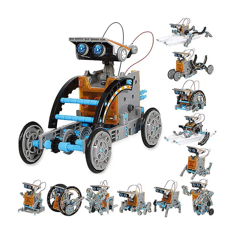 Educational Solar Robot Toys DIY Educational Science Experiment Kit Solar Powered robot electronic toy