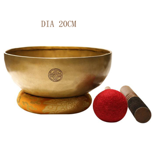 Ensemble de bols de chant tibétains, qualité professionnelle de méditation, 1 pièce, marteau à main, Set Bol à son de Yoga en céramique, pour la guérison et la Relaxation - Product Image 6