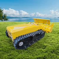 Tondeuse à gazon tout-terrain approuvée CE EPA, tondeuse robotisée électrique télécommandée 72V, robot tondeuse 1000mm 25 20 mm 1 m/s 360 Ah