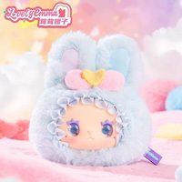 Boîtes mystères de la série Lovely Emma Fluffy Balls, 100 % authentiques, très populaires, avec porte-clés en peluche mignons et poupées décoratives