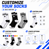 Chaussettes pour hommes, en coton respirant et rembourré, écologiques, avec logo personnalisé sur le dessous, pour le basketball, la randonnée, le sport, la course à pied, pour les jeunes
