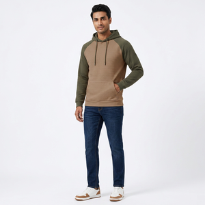 High Quality Custom Polar Fleece Sweatshirt Custom Hoodies Oversized Men's <b>Blank</b> Hoodies Men Puff Print Hoodie Plain - Product Image 1