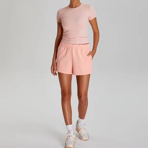 Ensembles de yoga personnalisés pour femmes, haute élasticité, longueur intégrale, manches longues, avec cordon de serrage, anti-transpiration, pour activités de fitness en extérieur, motif imprimé - Product Image 5