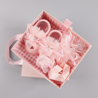 Enfants cheveux accessoires usine en gros mignon filles bandeau bébé bandeau et chaussettes ensemble de chaussures pour nouveau-né bébé accessoires cadeau