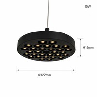 Luminaire suspendu en nid d'abeille moderne, lampe de plafond LED 48V pour salon, éclairage ambiant chaud