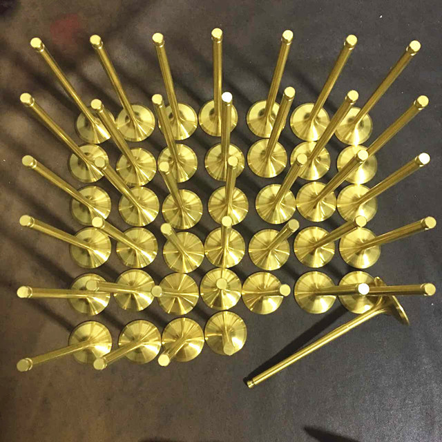 Custom Racing Performance 1mm Oversize Golden Titanium Coated Intake Exhaust Engine Valve for Toyota 2jz 2jzgte 2jzge 2jz-gte ge