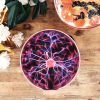 Lampe boule LED tactile de 3 pouces, alimentée par USB, batterie incluse, design moderne, lumière originale pour Halloween, Noël, fête, chambre à coucher