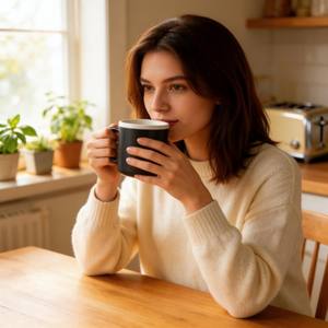 แก้วกาแฟเซรามิกเคลือบสีขนาด 11 ออนซ์ พร้อมกระดานดำสำหรับเขียน <span class=keywords><strong>ดี</strong></span>ไซน์เพื่อการส่งเสริมการขาย HARVIT รุ่นร่วมสมัย ซานตง - Product Image 4