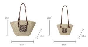 <span class=keywords><strong>2026</strong></span>年大容量天然草编夏季手提包草编沙滩包优雅女士通勤休闲时尚复古包 - Product Image 6