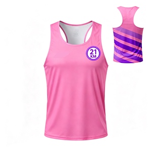 Unleash Your Style &amp; Speed Custom Logo Printing <strong>Running</strong> <strong>Singlet</strong> Features Moisture Wicking Technology to Keep You Cool &amp; <strong>Dry</strong> - Product Image 6