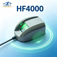 Escáner de Huellas Dactilares HF4000 con SDK Gratuito para Android, Linux y Windows, Escáner Biométrico Portátil USB para Banco