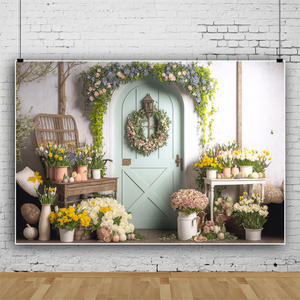 7x5ft tela romántica jardín secreto telón de fondo jardín tema Fiesta decoraciones cumpleaños boda disparar foto estudio Props telón de fondo - Product Image 1