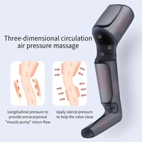 Masseur de pieds et de jambes à compression d'air rechargeable, stimulateur de circulation, thérapie complète Shiatsu, massage des mollets et des cuisses pour soulager la douleur