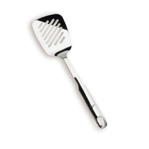 Super Spatola Monoblocco in Acciaio Inossidabile con Fori, Utensile da Cucina - Product Image 1