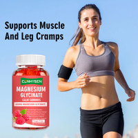 Marque privée 400mg Forme d'ours Adultes Glycinate de magnésium Gommes Supplément de calcium Bonbons Améliorer la qualité du sommeil Soutien immunitaire