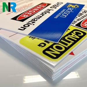 Customizable Outdoor Billboard Waterproof Corrugated <b>Plastic</b> <b>Sheet</b> with H Metal Stake for Business Advertising in Yards - Product Image 2