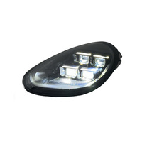Feux avant de voiture SJC pour Porsche Boxster Cayman 987.2, ensemble de phares avant, 2009-2012, phares LED modifiés