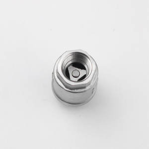 H12W-16P 201/304วาล์วน้ำสแตนเลสแบบแมนนวลแนวตั้งโครงสร้างบอลสปริงแบบยกวาล์วน้ำทางเดียว - Product Image 3