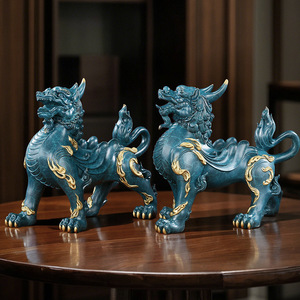 Figura de cobre World Pixiu 228 hecha a mano para decoración del hogar, oficina, sala de estar, regalo - Product Image 2