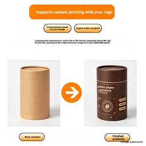 Envase Cilíndrico <span class=keywords><strong>de</strong></span> Cartón Kraft Personalizado con Base Metálica y Apertura Fácil para Cereales, Granola, <span class=keywords><strong>Avena</strong></span> y Mezcla para Desayuno - Product Image 5