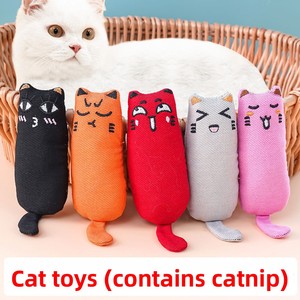 Juguetes Masticables de Lona con Infusión de Menta, Seguros para Gatos, Duraderos, Resistentes a Mordidas, Rellenos de Hierba Gatera para Gatos - Product Image 2