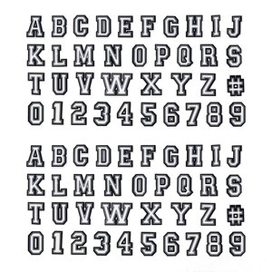 <span class=keywords><strong>Xiami</strong></span> negro blanco agujero PVC Zueco encanto zapato accesorios alfabeto inglés modelo desmontable DIY hebilla decoración Simple - Product Image 1