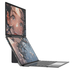 Nouvel <span class=keywords><strong>ordinateur</strong></span> <span class=keywords><strong>portable</strong></span> fin en aluminium <span class=keywords><strong>portable</strong></span> à double écran inspiré du yoga, rotatif à 360 degrés, 14 pouces, Intel N95, 32 Go de RAM, 512 Go de SSD, IPS - Product Image 1