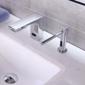 Bình Đựng Xà Phòng Bọt Thông Minh Tự Động Không Chạm Bằng Đồng Cảm Biến Kiểu Vòi Nước Cho Phòng Tắm - Product Image 2