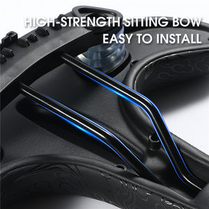 Asiento <span class=keywords><strong>de</strong></span> <span class=keywords><strong>Bicicleta</strong></span> WEST BIKING Extra Grande y Cómodo, Asiento <span class=keywords><strong>de</strong></span> Repuesto Ancho y Acolchado para Ciclismo y <span class=keywords><strong>Bicicleta</strong></span> <span class=keywords><strong>de</strong></span> Spinning - Product Image 2