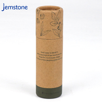 Fournisseurs OEM ODM Biodégradable De Luxe Taille Personnalisée Vide Push Up Baume À Lèvres Déodorant Stick Tube De Papier